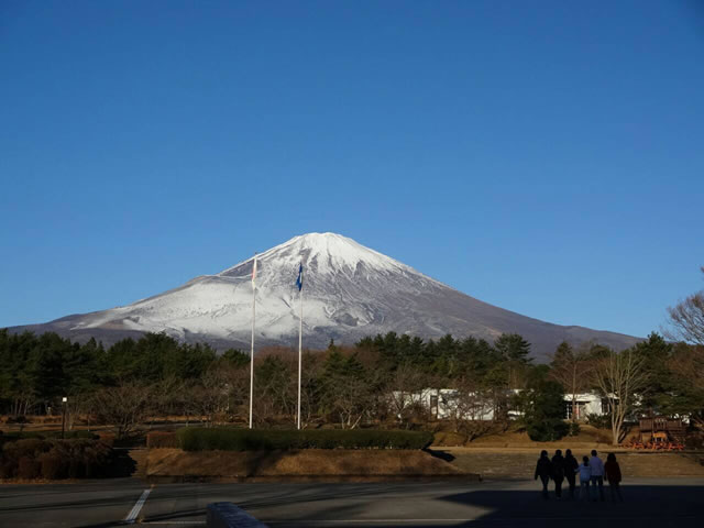 国立中央青少年交流の家からの富士山